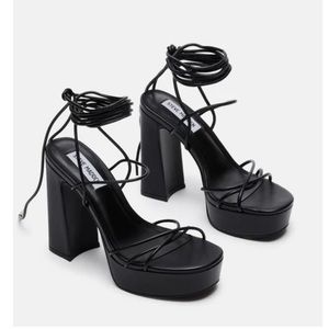 Steve Madden “Tallulah” strappy wraparound heels